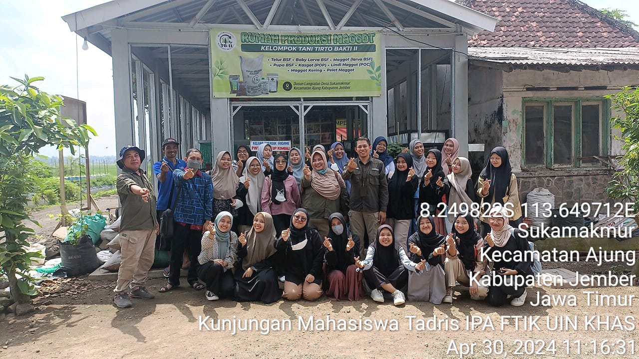 Mahasiswa UIN KHAS Jember Kunjungi Kelompok Tani Sukamakmur